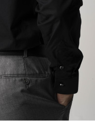 Castello d'Oro Black Shirt 100%Cotton thumbnail 5